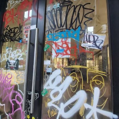 Graffiti Shop Window 1