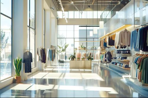 Bright retail sore interior how effective is solar control window film?