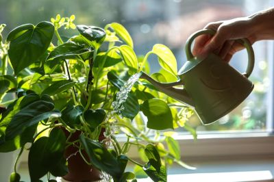 Garden Plants Watering Images