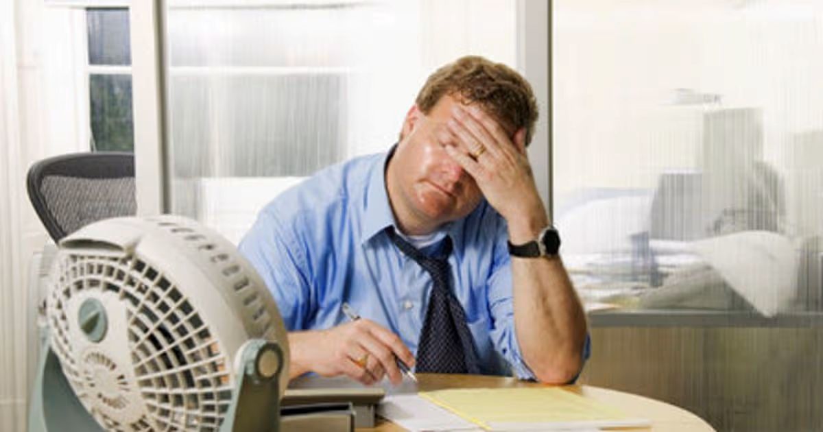 Too hot to work Solar control window film is the answer