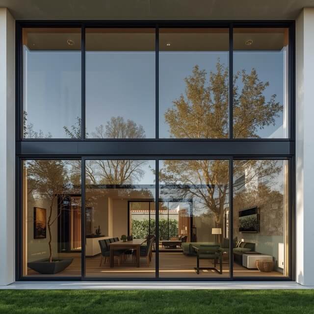 front of home with large windows Medium front of home with large windows