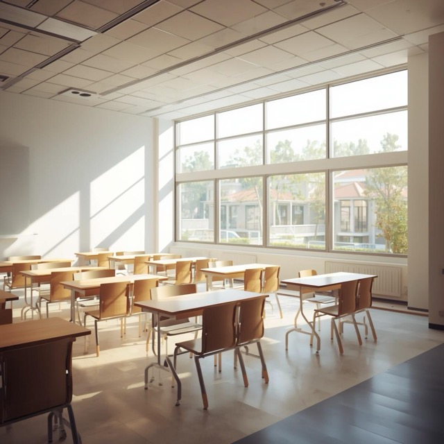 lighiting energy efficient natural light in school (2) Medium lighting energy efficient natural light in school