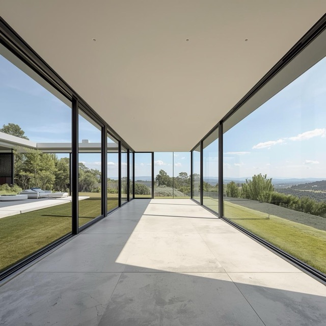 modern homes with bigger windows (2) Medium modern house buildings with lots of windows