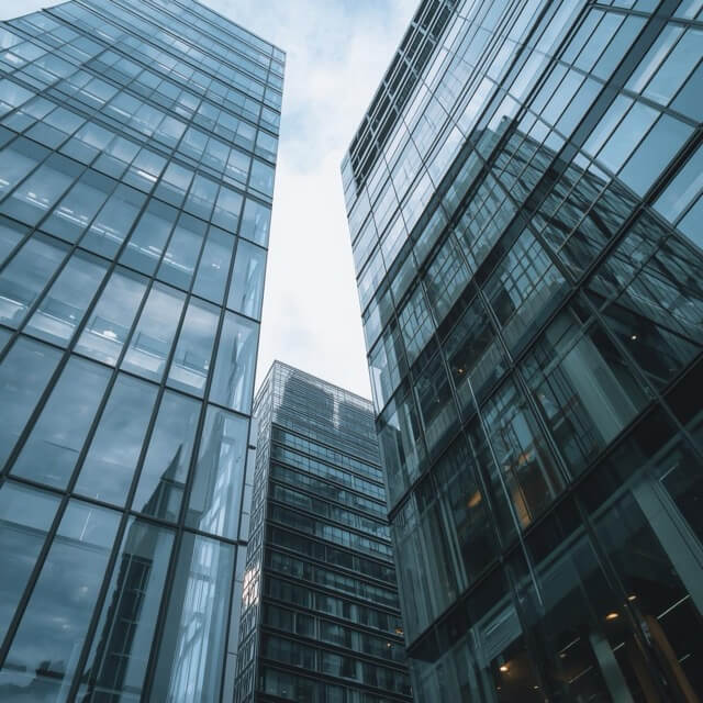 modern office buildings with lots of windows Medium modern office buildings with lots of windows